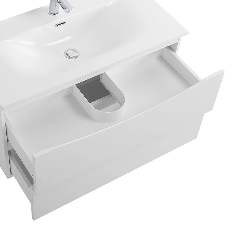 Тумба под раковину без столешницы BelBagno Marino-cer-n 100 подвесная, bianco lucido Sancos — официальный сайт