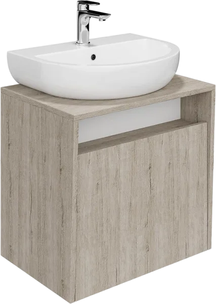 Тумба под раковину без столешницы KERAMA MARAZZI Pro 60 подвесная, дуб орегон Sancos — Оригинал