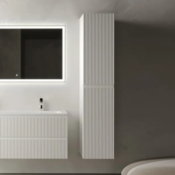 Шкаф-пенал для ванной Sancos Snob R 35 см, универсальный, Bianco (белый) Sancos — Оригинал