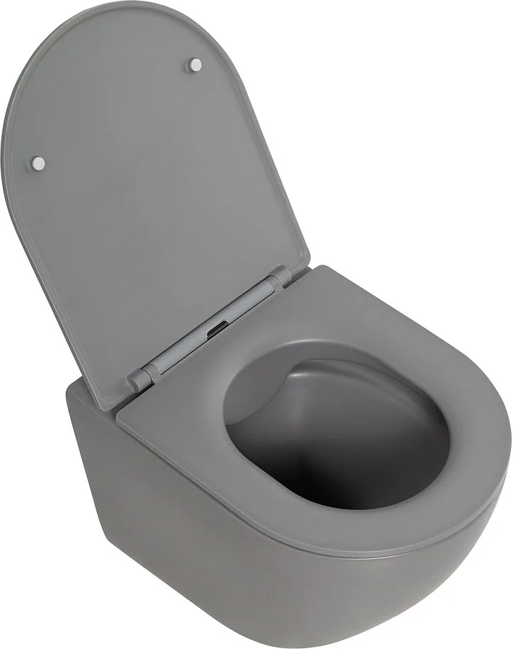 Крышка-сиденье BelBagno Colorato BB062SC-GR матовая серая Sancos — официальный сайт