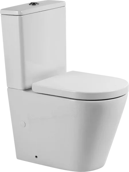 Унитаз-компакт напольный BelBagno Flay-r BB2149CP-TOR BB865SC с микролифтом, безободковый, белый Sancos — Оригинал