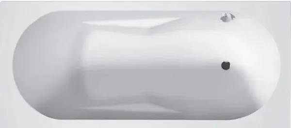 Акриловая ванна Riho Bathtubs Lazy B080001005 L без опоры 170x75 см, левая, пристенная, eurowhite Sancos — Оригинал