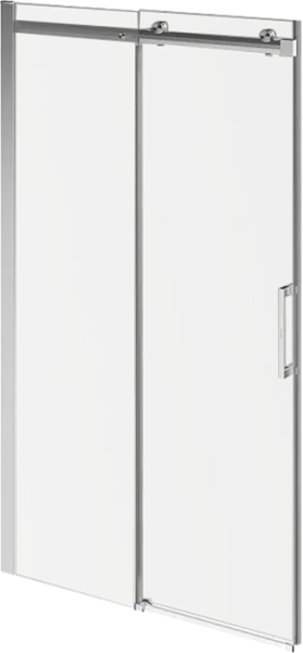 Душевая дверь в нишу KERAMA MARAZZI Cristallo CT.120.SD.BN 120 см, профиль брашированный никель, сте Sancos — Оригинал