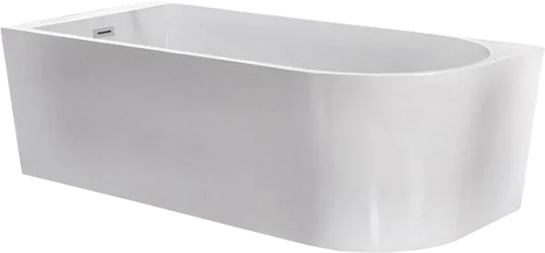 Акриловая ванна Esbano Afina R 170x80 см, правая, отдельностоящая, белая, асимметричная, со сливом-п Sancos — Оригинал