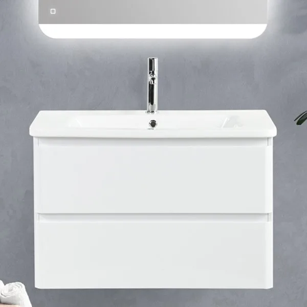 Тумба под раковину без столешницы BelBagno Albano-Cer 80 подвесная, bianco lucido Sancos — Оригинал