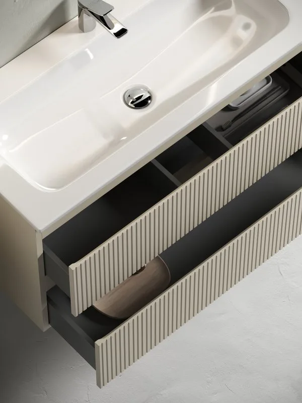 Тумба под раковину Sancos Snob T 120 подвесная Beige soft (капучино), SNT120CE Sancos — официальный сайт