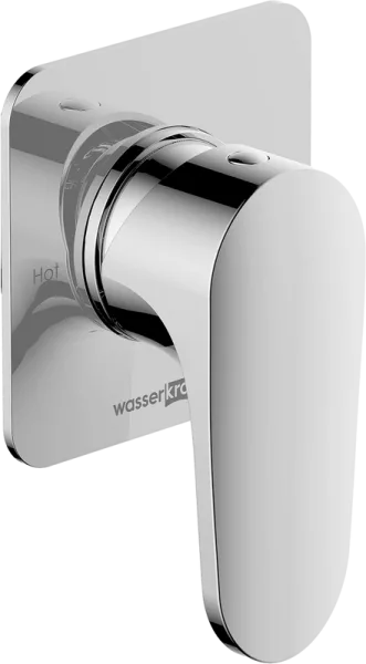 Встраиваемый смеситель Wasserkraft Weida 3151 С ВНУТРЕННЕЙ ЧАСТЬЮ, хром Sancos — Оригинал