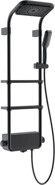 Душевая стойка AQUAme AQM8003B, черная Sancos — Оригинал