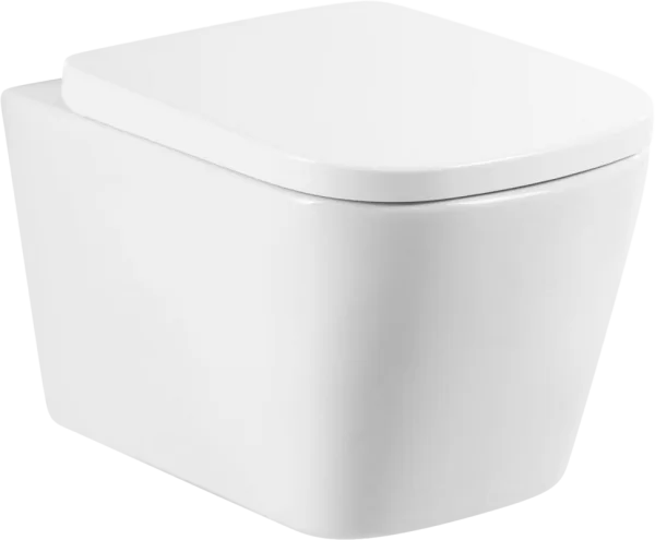 Унитаз подвесной BelBagno Albano BB120CHR безободковый, сиденье BB120SC с микролифтом Sancos — Оригинал