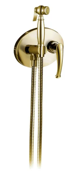 Гигиенический душ AltroBagno Beatrice 060113 Or со смесителем, С ВНУТРЕННЕЙ ЧАСТЬЮ, золото Sancos — Оригинал