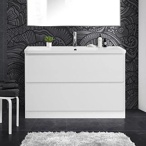Тумба под раковину без столешницы BelBagno Albano 120 напольная, bianco lucido Sancos — Оригинал