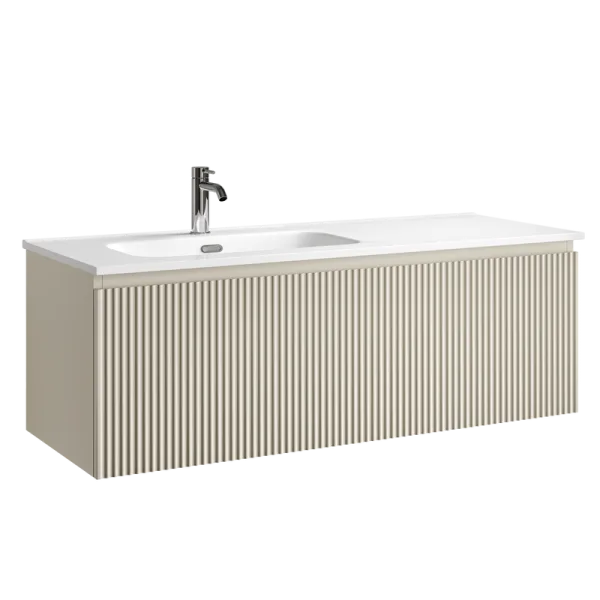 Тумба под раковину Sancos Snob R 1.0 120 подвесная Beige soft (капучино), SNR1.0120LCE Sancos — Оригинал