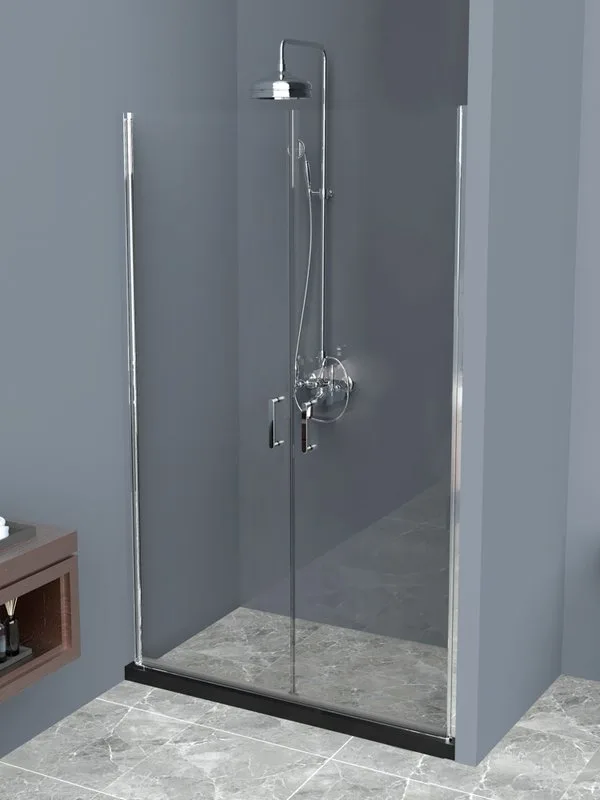 Душевая дверь в нишу BelBagno Uno B-2-120-C-Cr стекло прозрачное Sancos — официальный сайт