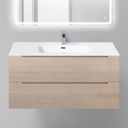 Тумба под раковину без столешницы BelBagno Etna 100 rovere grigio Sancos — Оригинал