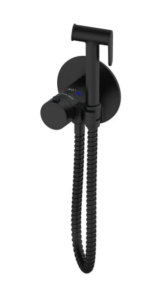 Гигиенический душ Wonzon & Woghand WW-88829909-MB со смесителем, С ВНУТРЕННЕЙ ЧАСТЬЮ, матовый черный Sancos — Оригинал