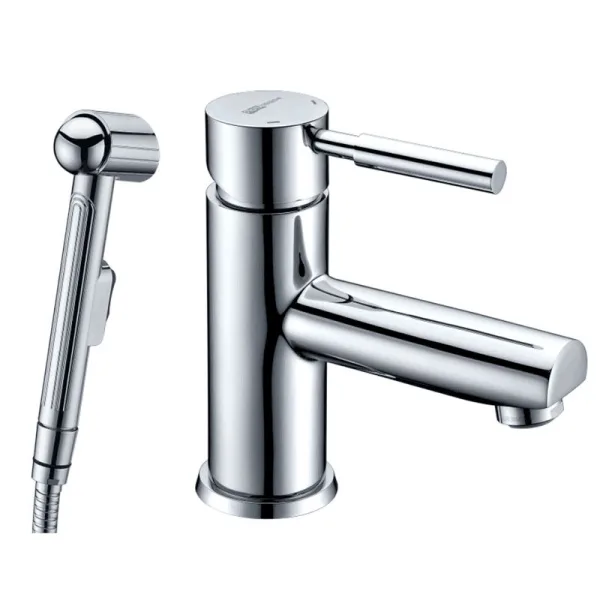 Смеситель для раковины Wasserkraft Main 4108 с гигиеническим душем Sancos — Оригинал