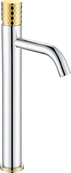 Смеситель для раковины Boheme Stick 122-CRG chrome diamond gold Sancos — Оригинал