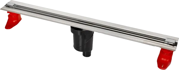 Душевой трап (лоток) Berges Super Slim 500, матовый хром, вертикальный Sancos — Оригинал