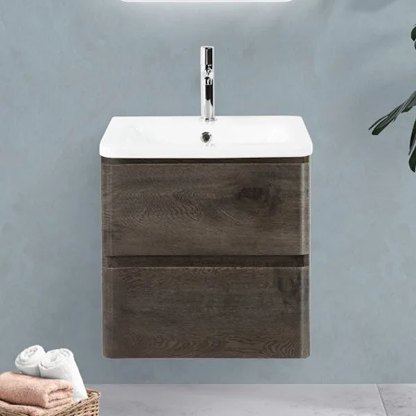 Тумба под раковину без столешницы BelBagno Albano-Cer 50 подвесная, robere nature grigio Sancos — Оригинал
