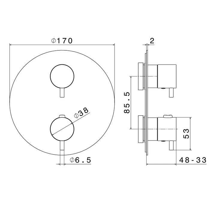 Внешняя часть смесителя  Newform X-Steel 316, 69663EX.59.064, оружейная сталь Sancos — официальный сайт