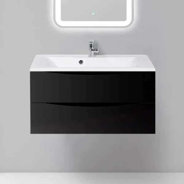 Тумба под раковину без столешницы BelBagno Marino 90 nero lucido Sancos — Оригинал