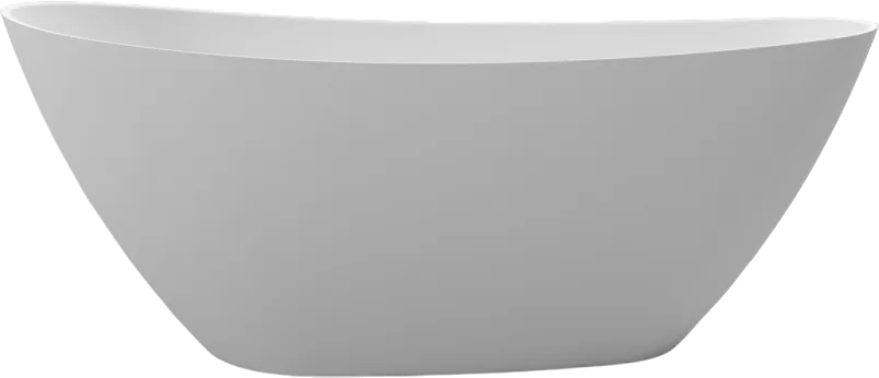 Ванна из искусственного камня WHITECROSS Spinel A 150x70 см, отдельностоящая, матовая белая, овальна Sancos — официальный сайт