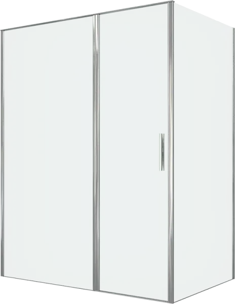 Душевой уголок Allen Brau Priority 160x100, профиль хром, стекло прозрачное Sancos — Оригинал