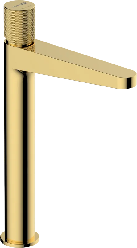 Смеситель для раковины Wasserkraft Ems 7603H глянцевое золото PVD Sancos — официальный сайт