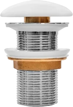 Донный клапан для раковины IDDIS Optima Home OPHWM00i88, белый матовый Sancos — Оригинал