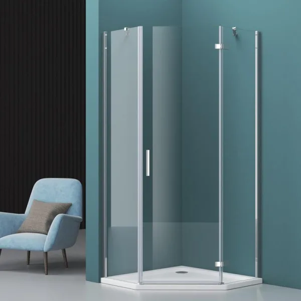 Душевой уголок BelBagno Kraft P-1-90-C-Cr R Sancos — Оригинал