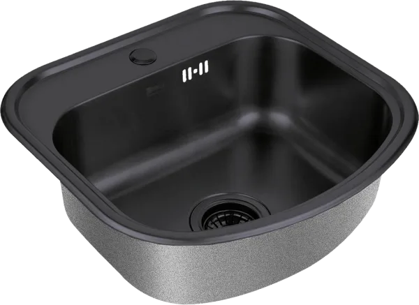 Мойка кухонная Zorg Inox PVD SZR 4749 GRAFIT графит Sancos — Оригинал