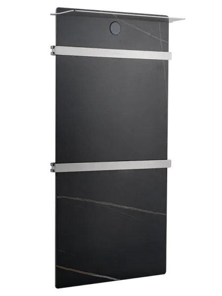 Полотенцесушитель электрический Wonzon & Woghand WW-A504-BR черный мрамор, брашированный никель Sancos — Оригинал