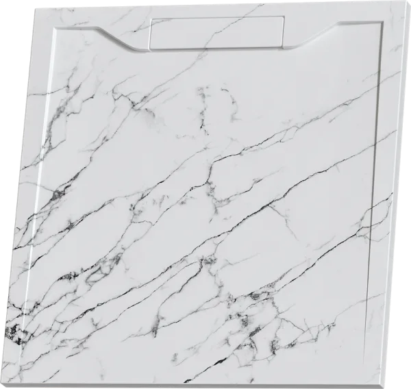 Поддон для душа RGW Stone Tray STE MW 90x90, белый мрамор Sancos — Оригинал