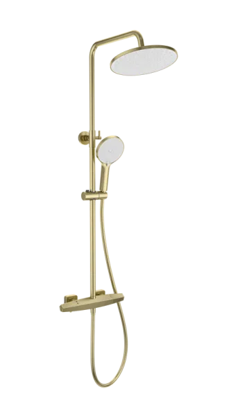 Душевая стойка Wonzon & Woghand NEO WW-B3045-A-BG, брашированное золото Sancos — Оригинал