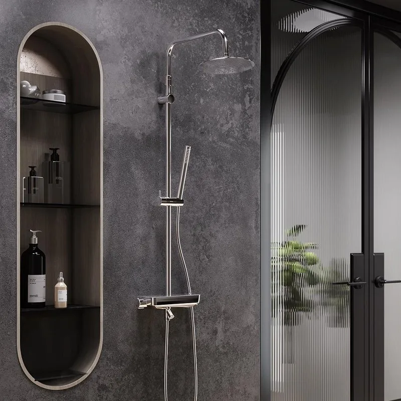 Душевая стойка Damixa Scandinavian Pure 936760000, хром Sancos — официальный сайт