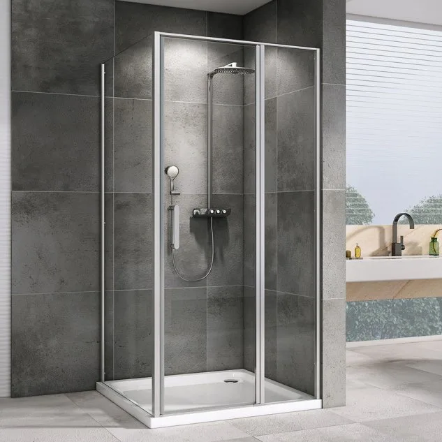 Душевой уголок Abber Sonnenstrand AG04130S-S75 130x75, профиль хром, стекло прозрачное Sancos — официальный сайт