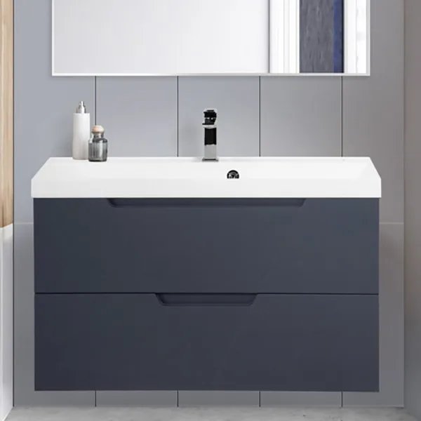 Тумба под раковину без столешницы BelBagno Vittoria 90 подвесная, grigio opaco Sancos — Оригинал