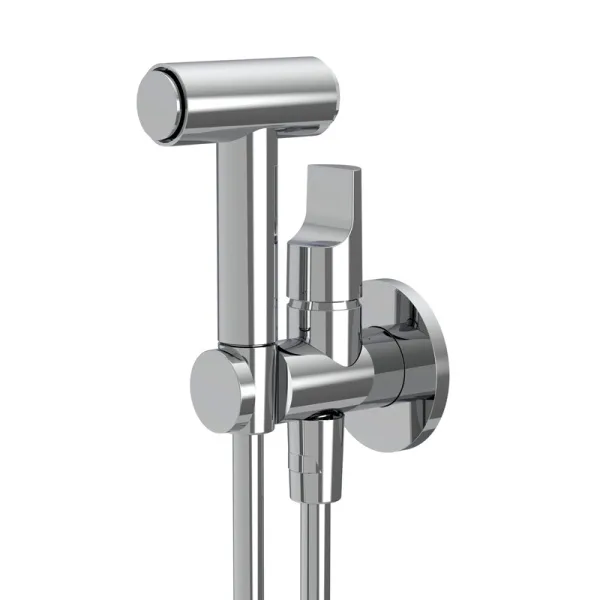 Гигиенический душ Fima Carlo Frattini Collettivita F2320/4CR со смесителем, БЕЗ ВНУТРЕННЕЙ ЧАСТЬЮ Sancos — Оригинал