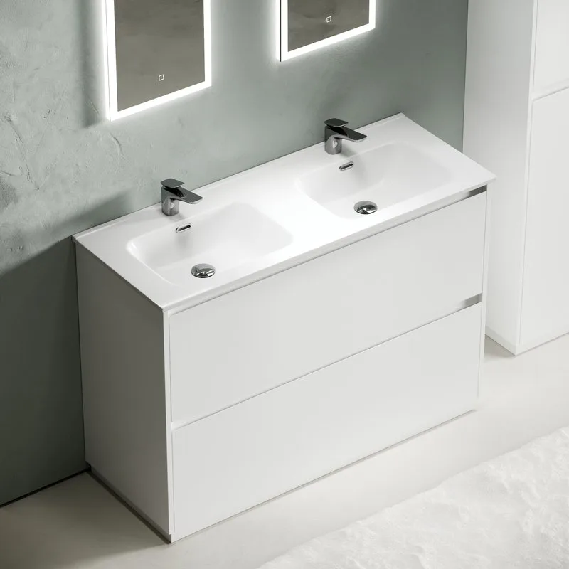 Тумба под раковину Sancos Libra Floor 120 напольный белый глянец, LB120F-2W Sancos — официальный сайт
