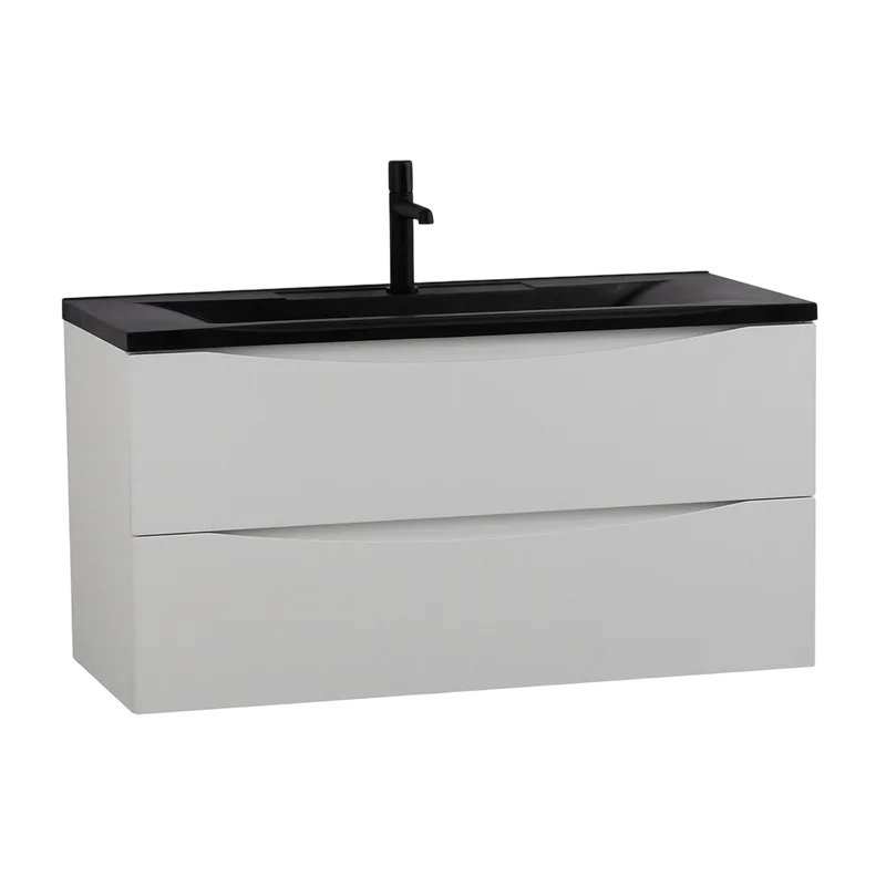 Тумба под раковину без столешницы BelBagno Marino 100 bianco lucido, подвесная Sancos — официальный сайт