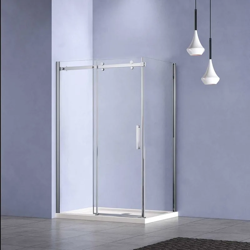 Душевой уголок Vincea Como-N VSR-4CN8016CL 160х80, профиль хром, стекло прозрачное Sancos — официальный сайт