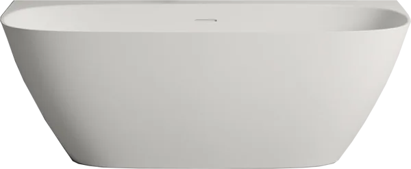 Ванна из искусственного камня Salini Sofia Wall S-Sense 160x80 см, пристенная, белая, овальная, с до Sancos — Оригинал