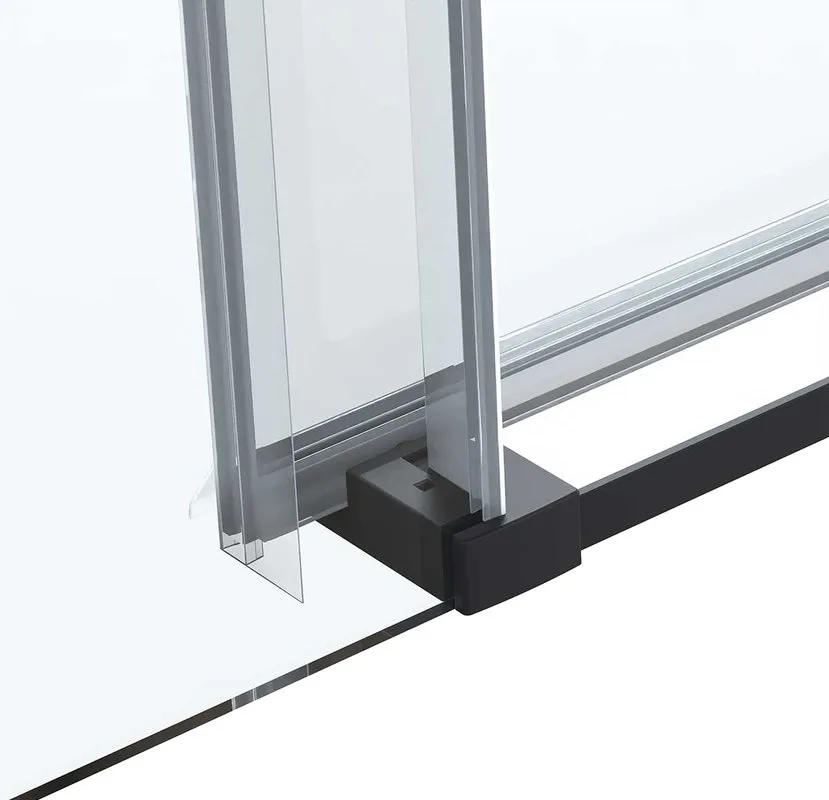 Душевая дверь в нишу Vincea Como Soft VDS-1CS110CLB 110 см профиль черный Sancos — официальный сайт