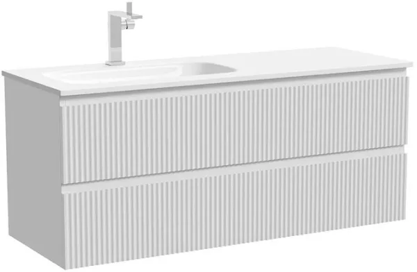 Тумба под раковину Sancos Snob R 120 подвесная Bianco (белый), SNR120LW Sancos — Оригинал