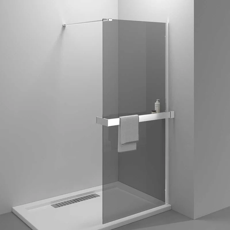 Душевая перегородка Vincea Walk-in HR VSW-4HR800CG 80 см, профиль глянцевый хром, стекло тонированно Sancos — официальный сайт