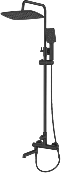 Душевая стойка BelBagno Acqua ACQUA-VSCM-NERO, черный матовый Sancos — Оригинал
