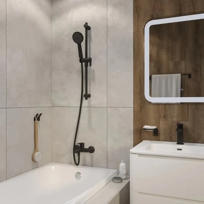 Душевой шланг IDDIS Optima Home OPH15BLi19, 150 см, черный матовый Sancos — официальный сайт