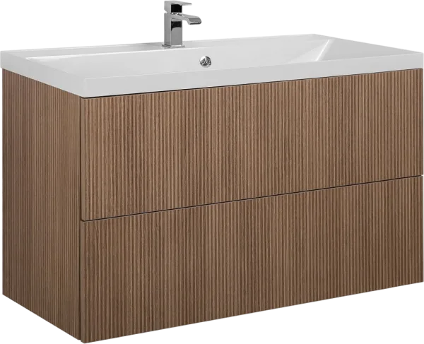 Тумба под раковину без столешницы Art&Max Verona-Push 100 подвесная, kadena wood Sancos — Оригинал