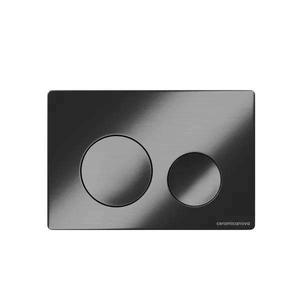 Кнопка смыва Ceramicanova Balance Sphere CN12-001GG вороненая сталь Sancos — Оригинал