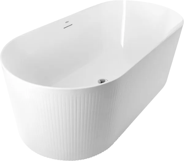 Акриловая ванна BelBagno BB411 170x80 см, отдельностоящая, белая, овальная, со сливом-переливом, с д Sancos — Оригинал